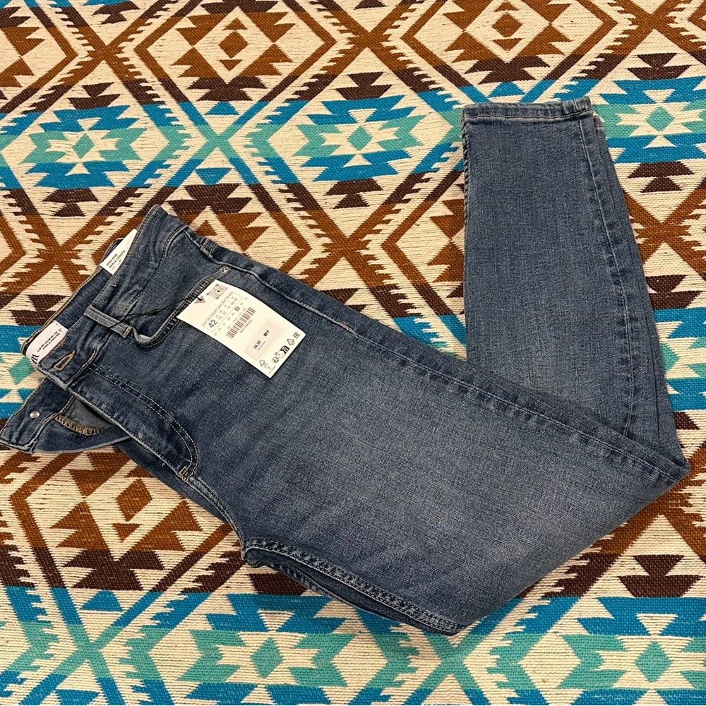 NWT Zara Sculpt High Rise Skinny Ankle Length jeans - Picture 1 of 6